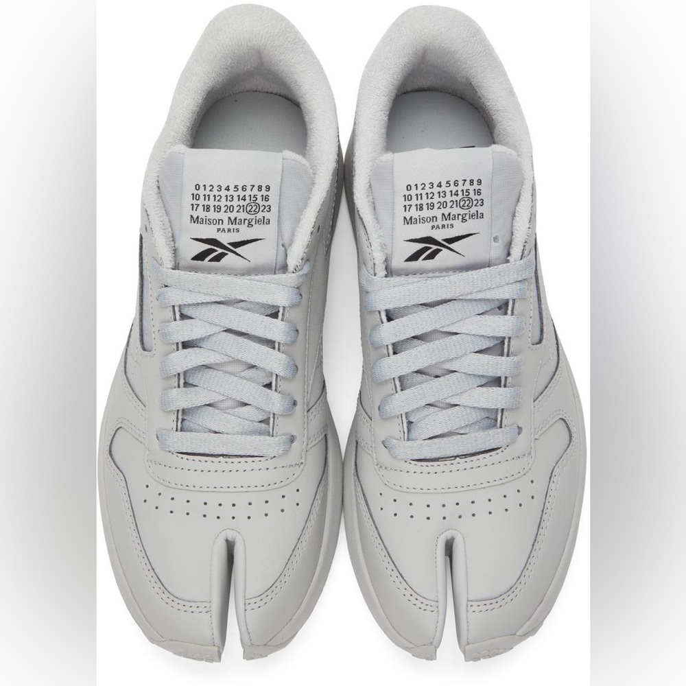 Maison Margiela x Reebok classic leather Tabi Gray